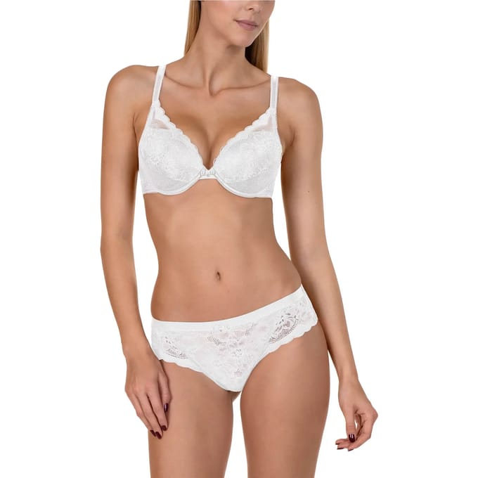 Witte push-up bh Lisca Evelyn met beugel - Wit - Maat - 75D