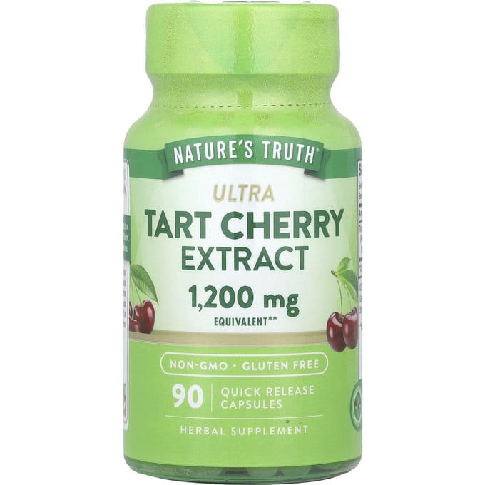 Nature's Truth, Ultra Zure Kers Extract, 1.200 mg, 90 snel oplosbare capsules