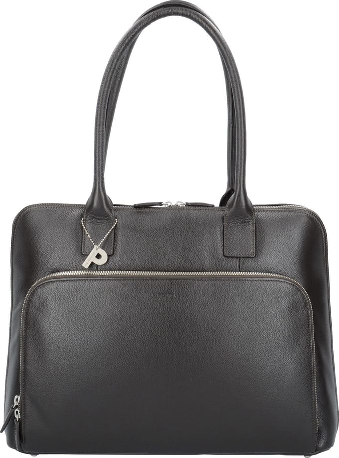 PICARD Schoudertas met laptopvak Milano Shoulder Bag Cafe Donkerbruin