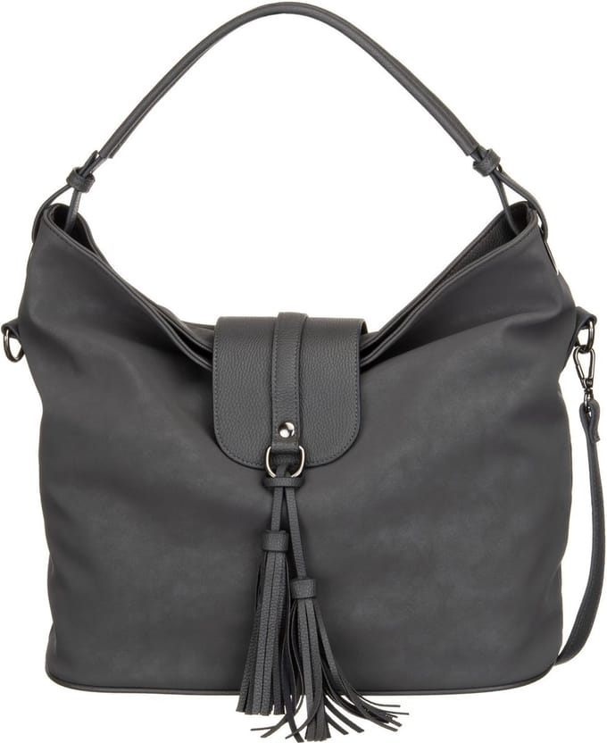 Betty Barclay Schoudertas Hobo Bag Grey Donkergrijs