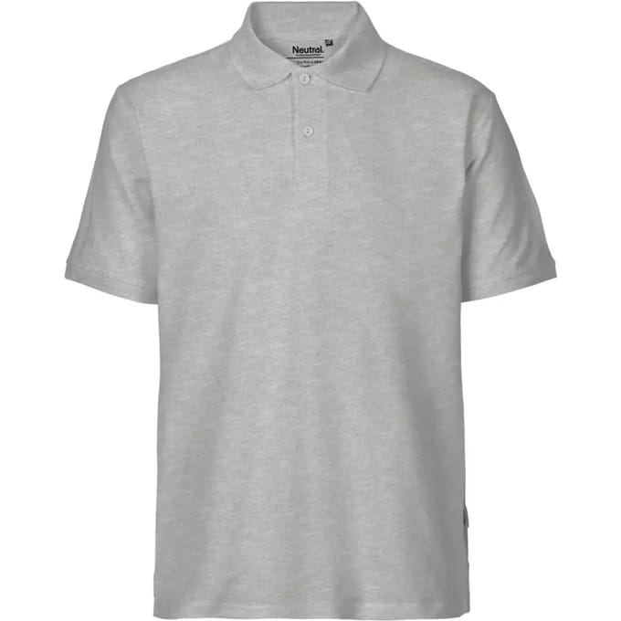 Neutral - Classic Polo - Sport Grey - 100% Biologisch Katoen maat M