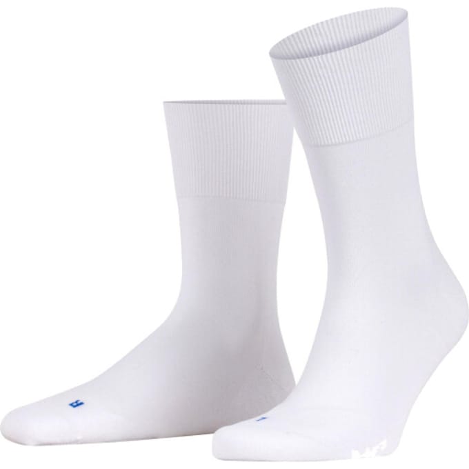 FALKE Run eenkleurig katoen functioneel materiaal sokken unisex wit - maat 35-36