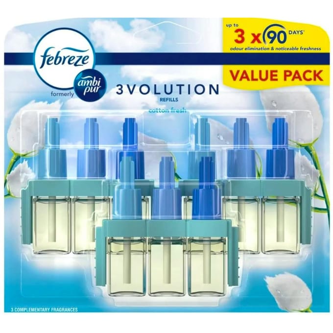 Febreze Plug Refill Triple Cotton Fresh 20 ml + 20 ml + 20 ml