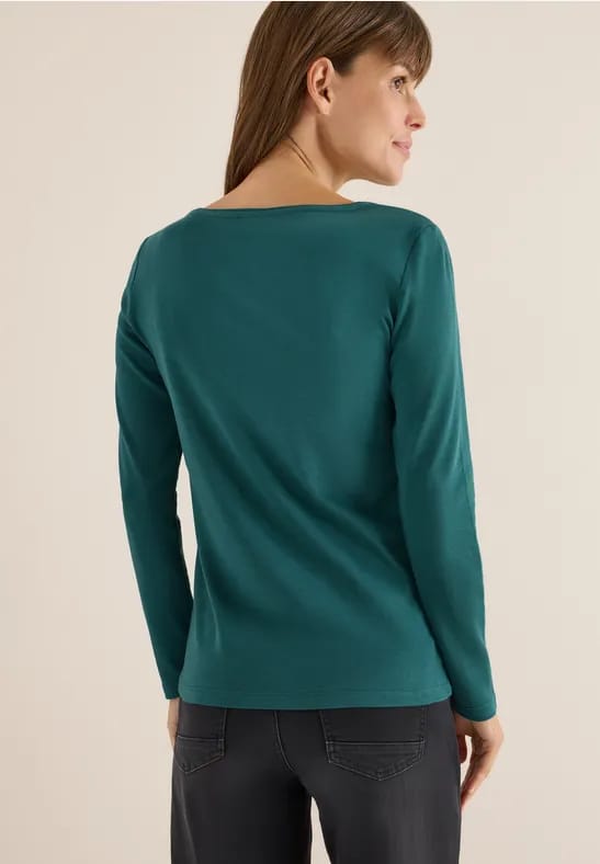 Shirt met boothals
