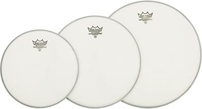Remo velSet Ambasador, coated, Fusion: 10",12",14" - Drumvellen set