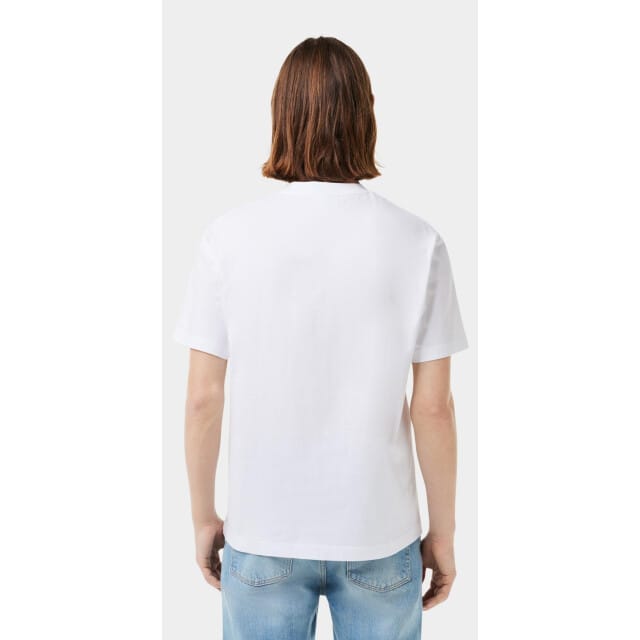 Lacoste T-Shirt Wit - Maat S - Heren - Casual T-shirts