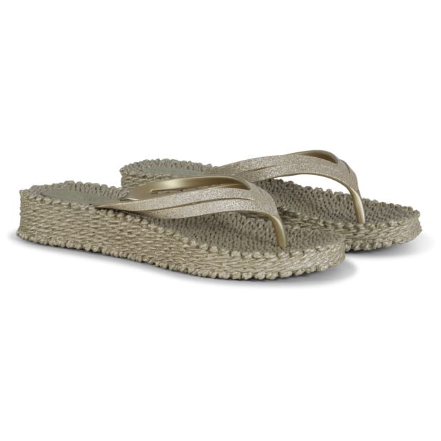 Gelaagde Sleehak Slippers Glitter Dames Ilse Jacobsen Hornbæk