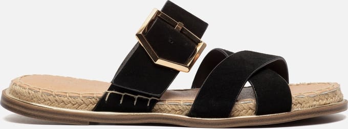 Tamaris Slippers zwart - Maat 37