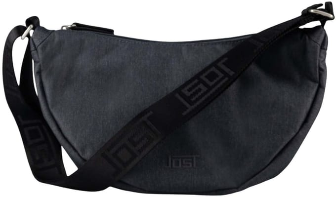 JOST Schoudertas Bergen Crossbody Bag Dark Grey Donkergrijs