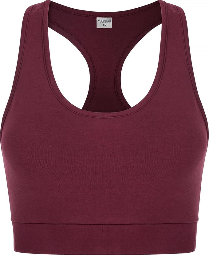 Yoga-Bra "Balance" - claret