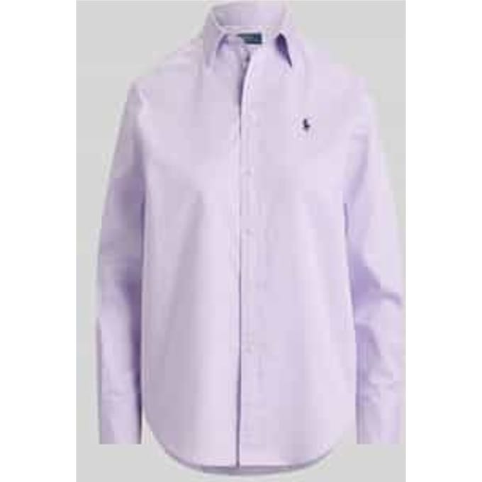 relaxed fit overhemdblouse van puur katoen