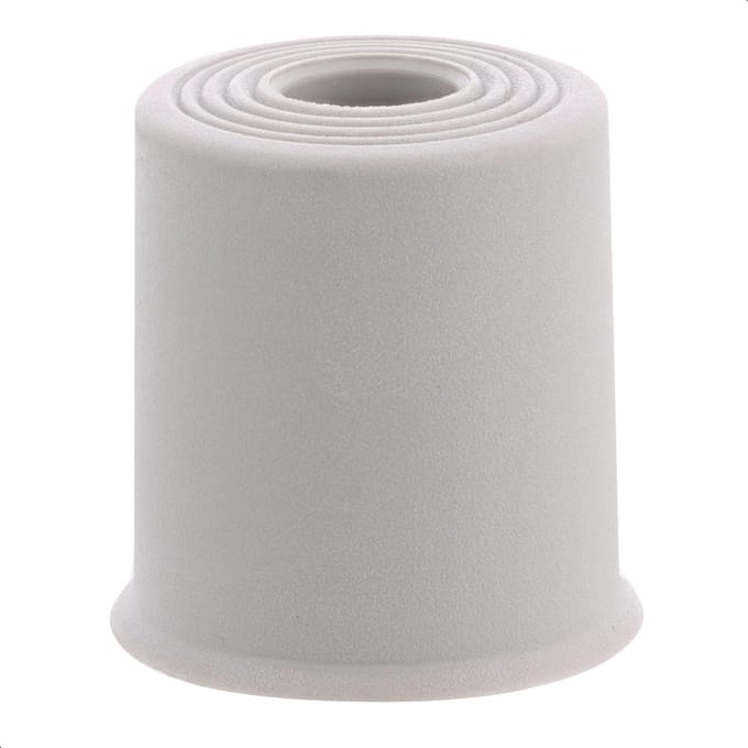 Vloerdeurstopper Wandstopper - Deurstopper Rubber - Deuren Beschermen - Massief Rubber Buffer - 35 x 35 mm - Grijs