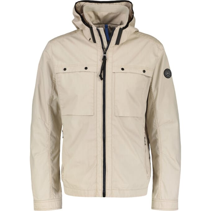 Lerros - Zomerjas - Heren - M - 705 LIGHT DUNE BEIG - Katoen - 2427016