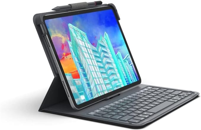 ZAGG Messenger Folio 2 iPad 11 (2025) / 10.9 (2022) Toetsenbord Hoes QWERTZ