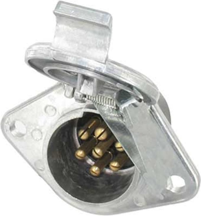 Stekkerdoos 7 polig 24 Volt