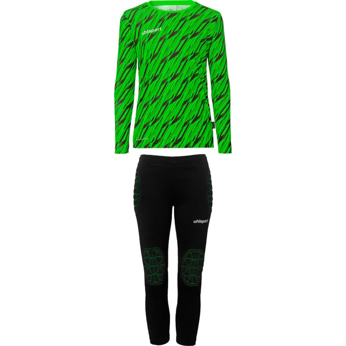 Uhlsport Progressive Goalkeeper Bundle Junior Fluo Green Black