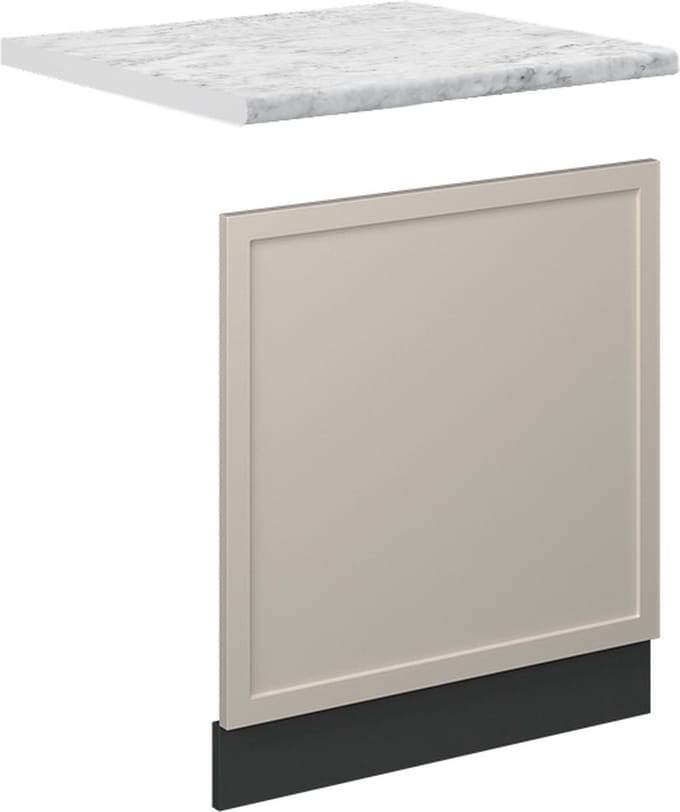 Vicco Fame-Line Frontpaneel – 60 cm, WB Marmer GrijsBeige
