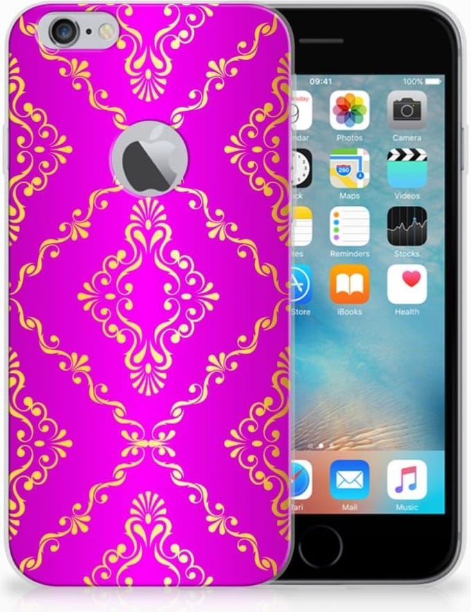 Siliconen Hoesje Apple iPhone 6 Plus | 6s Plus Barok Roze