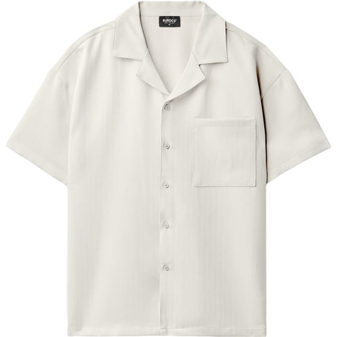 Burocs Herringbone Shirt Wit