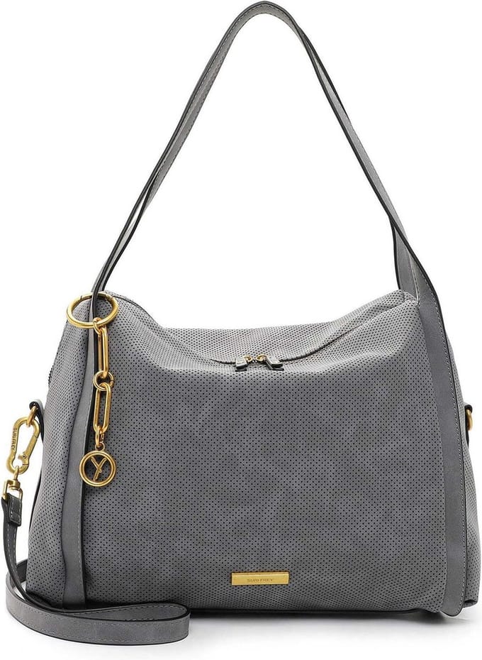 SURI FREY Shopper Schoudertas Romy May Cityshopper Grey Grijs