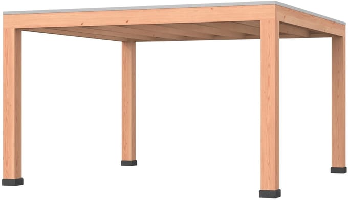 Douglas overkapping, 400 x 400, Westwood Modern Plus