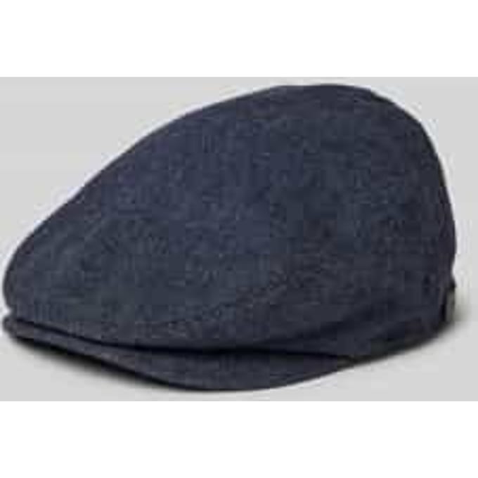 Barbour Barlow Flat Cap Herringbone Donkerblauw (navy) - Maat L - Heren