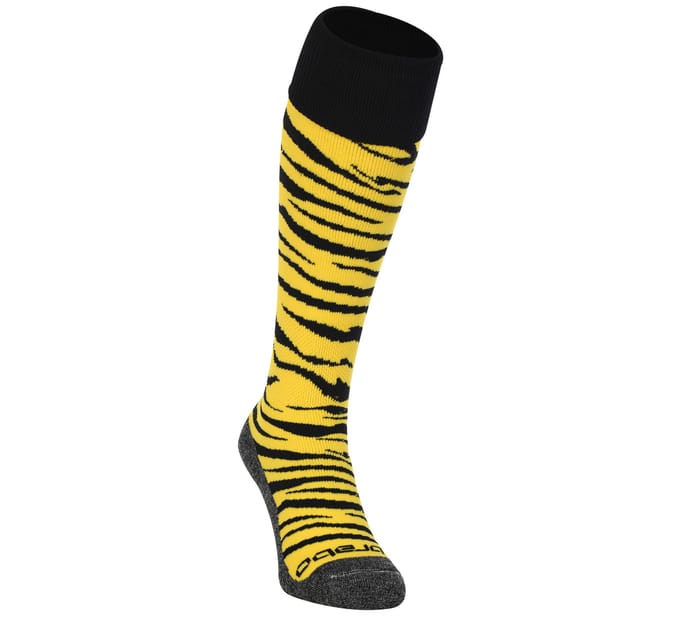 Brabo Socks BC8300D Tiger Sportsokken Junior - Maat 31-35