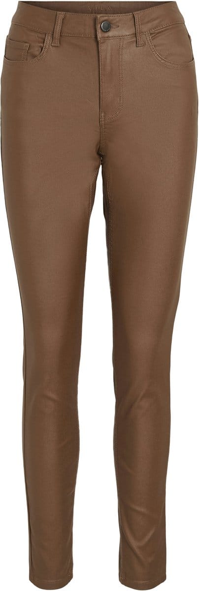 VILA Slim fit broek VISARAH gecoat