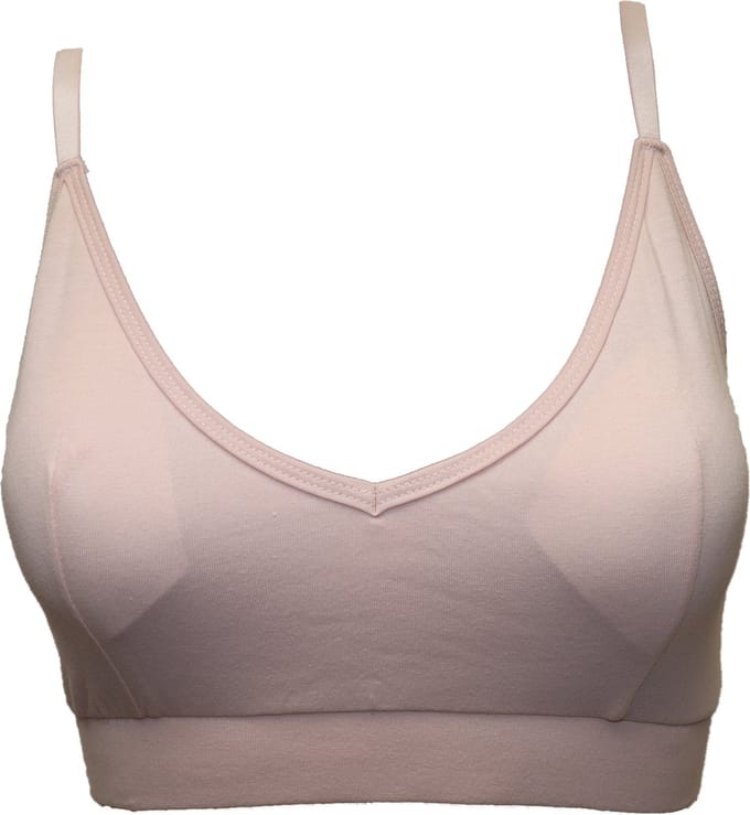 Vanilla - Soft Bra - Dames Lingerie, Bralette, Bh, Beha - Roze - Maat L