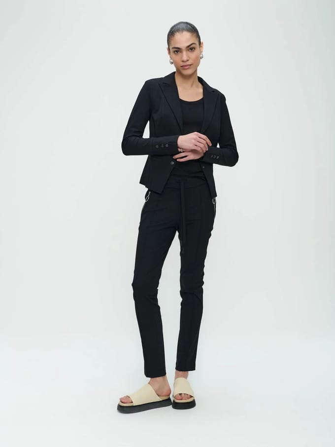 Blazer Sofia Technical Jersey | Black - Black / L