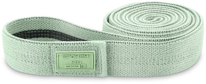 Spokey Power Band Medium Weerstandsband - Groen - 208 x 0,4 x 3,5 cm