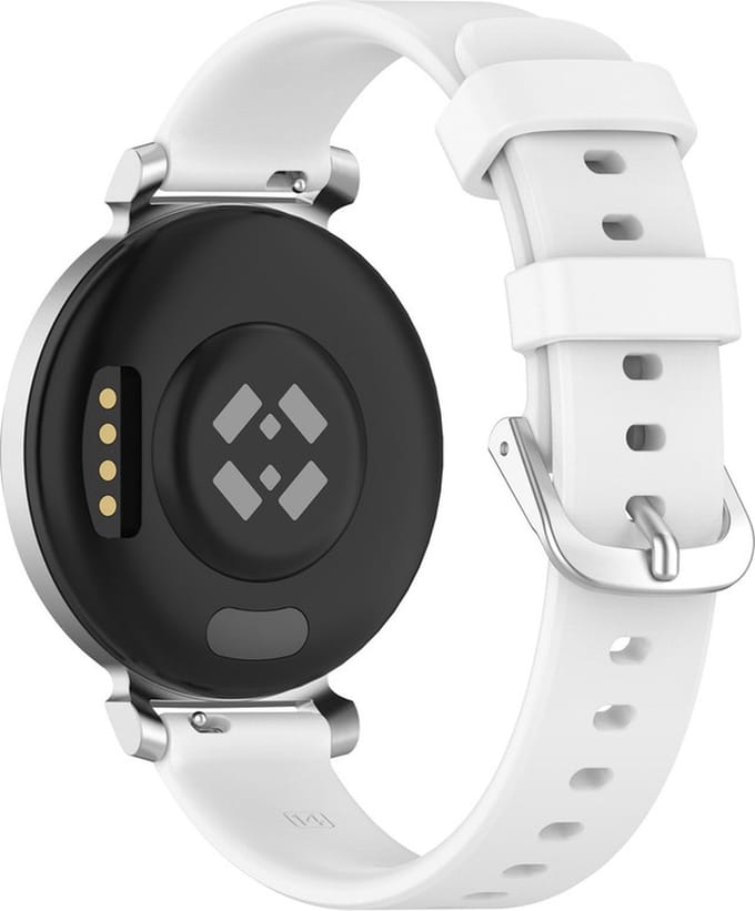 Siliconen bandje - geschikt voor Garmin Lily 2 / Lily 2 Active- wit