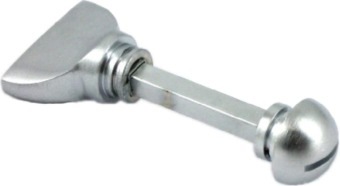 WC-olive los 7mm halve maan chroom mat