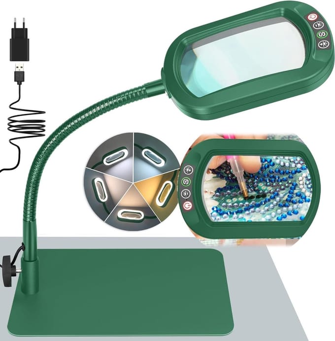Vergrootglas Met Verlichting - Loeplamp met Led Verlichting - detailwerk