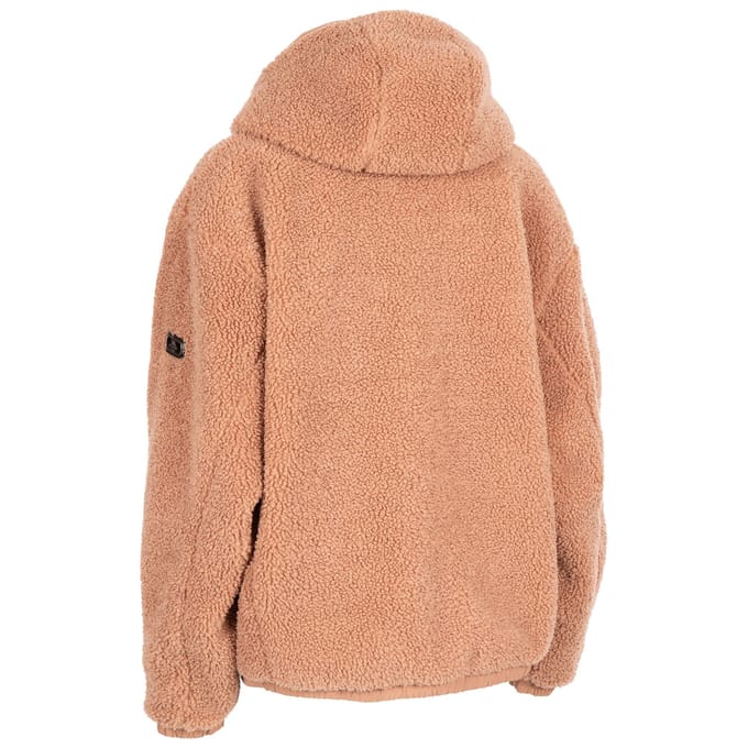 Trespass Dames/dames Burly Sherpa Jas (Donker Blush)