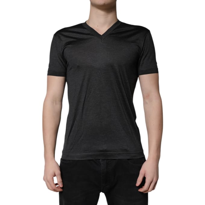 V-hals Korte Mouwen T-shirt