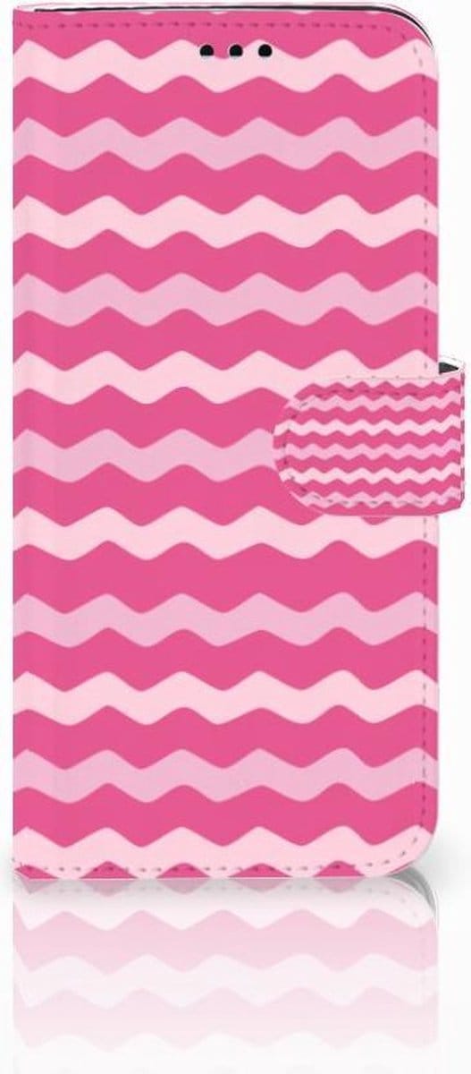 Samsung Galaxy S9 Plus Telefoon Hoesje Waves Pink