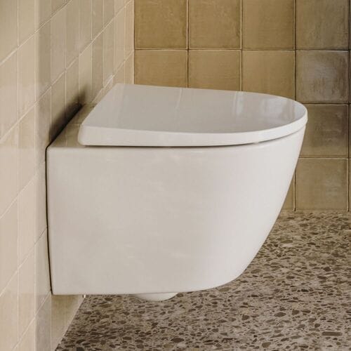 Roca Ona wall-mounted toilet compact, rimless A346688000