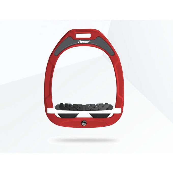 Ultra Grip Inclinatie Stirrup Bordeaux/Zwart/Antraciet Flex-On Green Composite