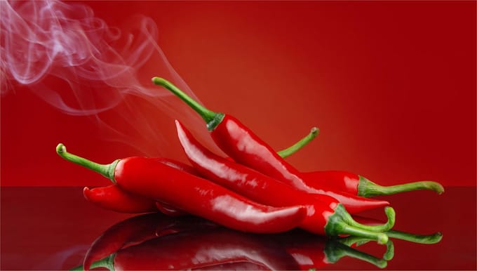 TMK ArtDeko - Snijplank - Glas - 52x30cm - Chilli
