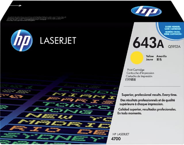 HP Q5952A nr. 643A toner cartridge geel (origineel)