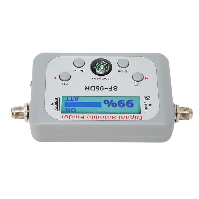 Digitale Satellietzoeker 950 tot 2150MHz ATT Buzzer Functie Satellietsignaalmeter met Kompas voor