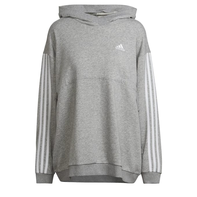 Dames sweatshirt met capuchon adidas Essentials Cotton 3-Stripes