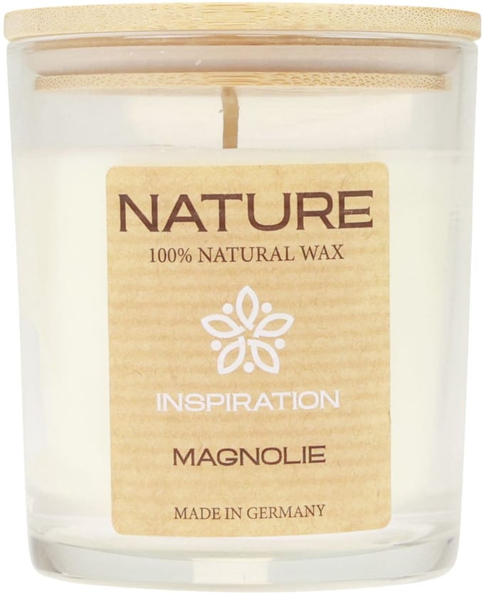 Geurkaars in glas natuurlijke was Wenzel Candles Magnolia 85×70mm