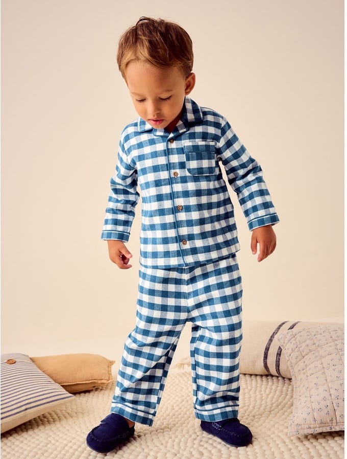 Next - Jongens - Pyjama met knopen - Blauw