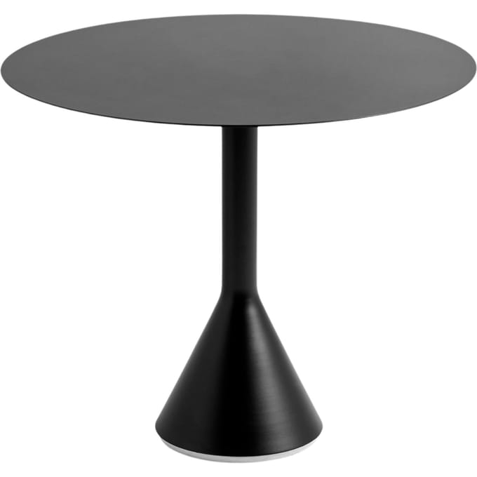 HAY Palissade Cone Tafel rond - Ø90_H74cm cm - antraciet