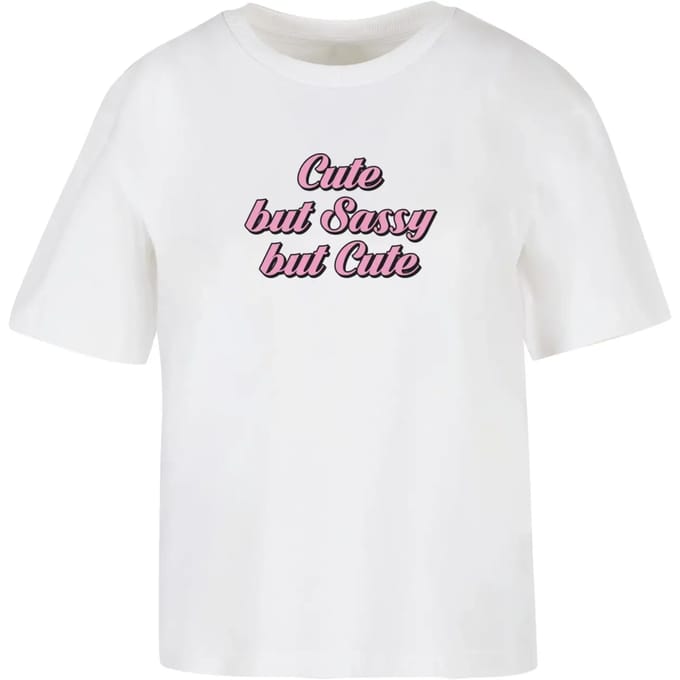 Dames-T-shirt Miss Tee Cute But Sassy