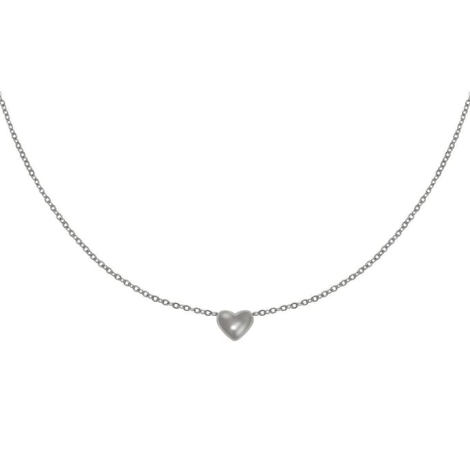 Yehwang - Ketting - Necklace - Hartje Always in my Heart | Zilver - Silver - Heart