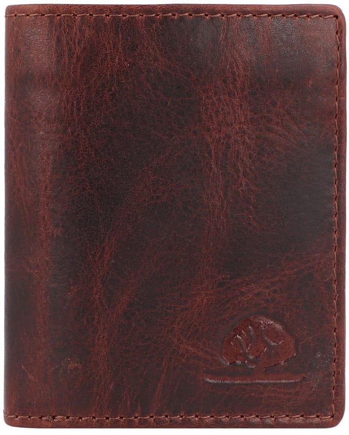 Greenburry Rugged Portemonnee RFID-bescherming Leer 8.5 cm - Jongens - Staand formaat - brown