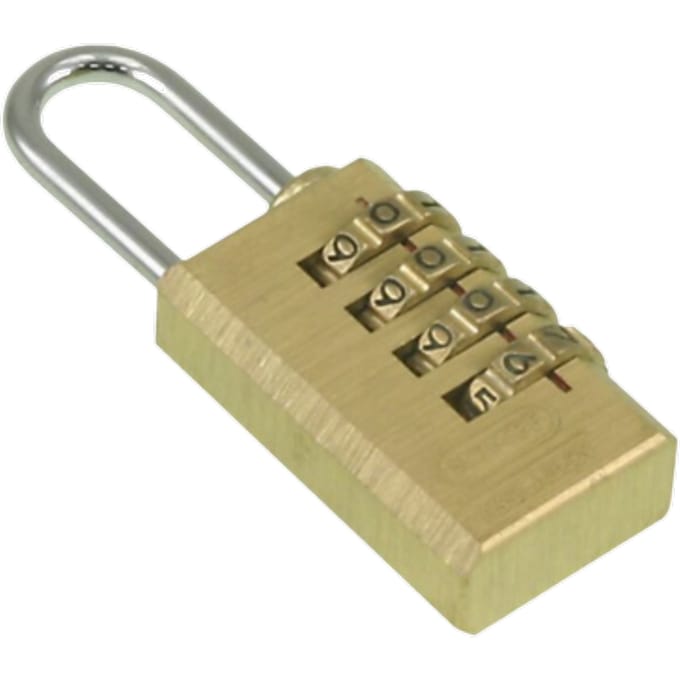 Nemef Messing Hangslot Combinatie 22mm
